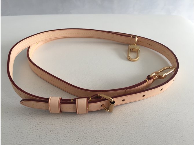 Louis Vuitton Tracolla Beige - vista 3