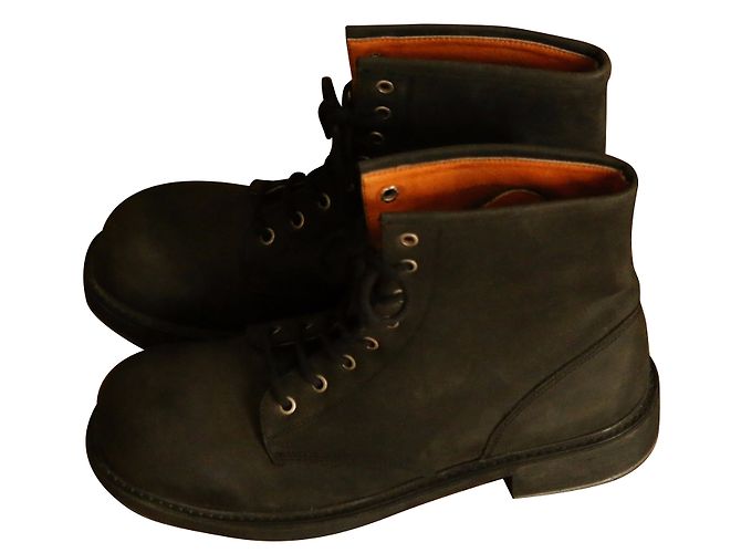 Autre Marque John COOPER Black Leather Boots 41 - view 2