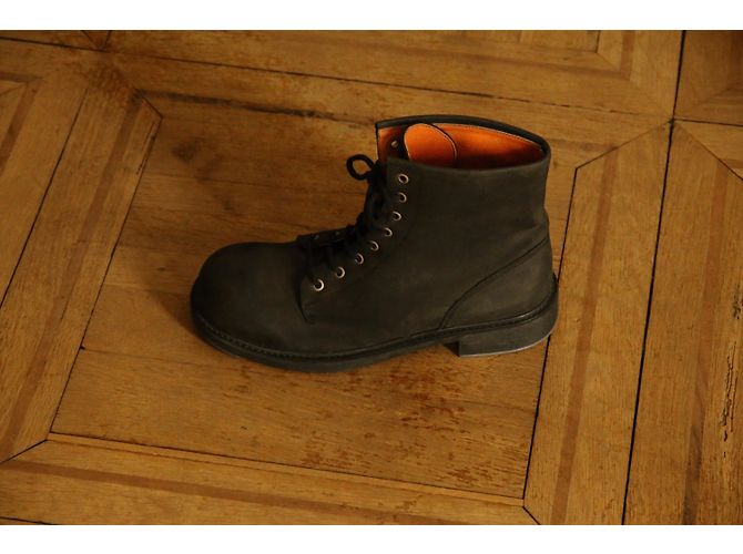 Autre Marque John COOPER Black Leather Boots 41 - view 3