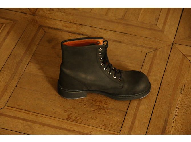 Autre Marque John COOPER Black Leather Boots 41 - view 5