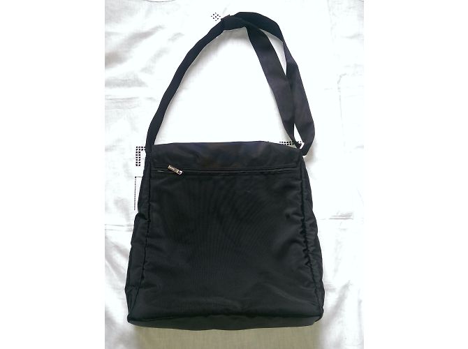 Borsa a valigetta Eres in pelle nera da uomo Nero - vista 3