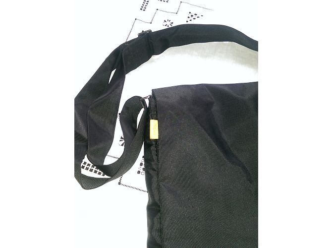Borsa a valigetta Eres in pelle nera da uomo Nero - vista 4