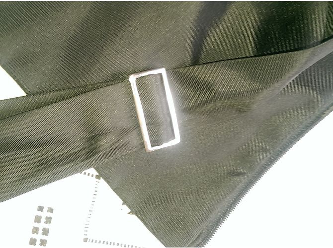 Borsa a valigetta Eres in pelle nera da uomo Nero - vista 9