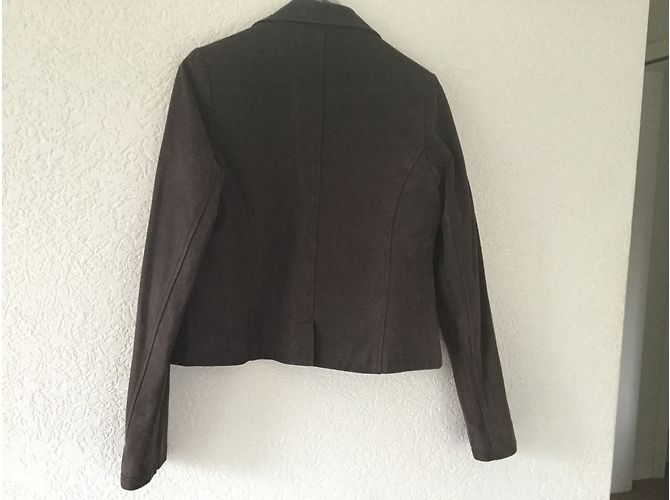 No Name Lederjacke Dunkelbraun M - Ansicht 6