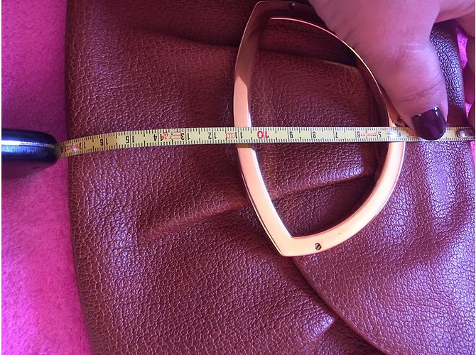 Pochette Mac Douglas in pelle marrone - vista 5