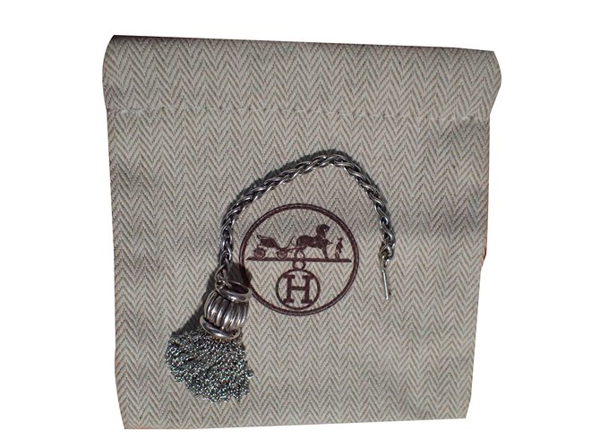 Hermès Taschenanhänger Silber - Ansicht 2