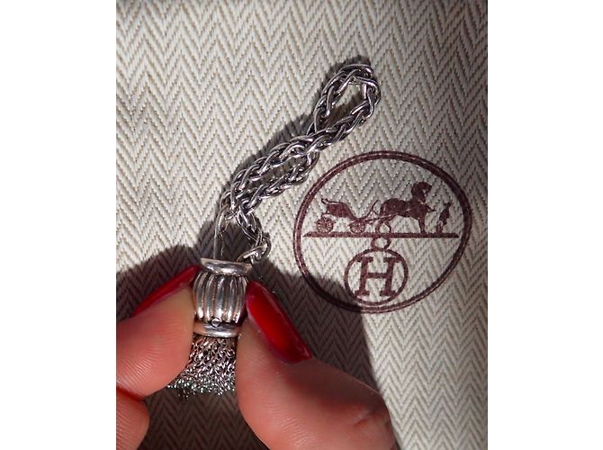 Hermès Taschenanhänger Silber - Ansicht 7