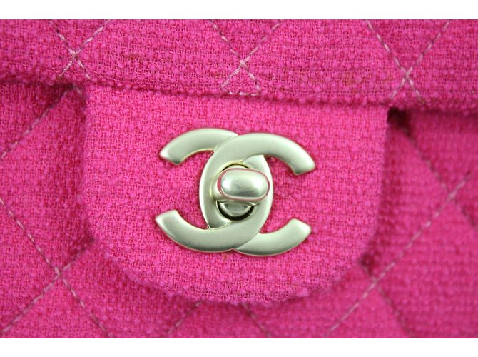 Borsa Chanel stile est-ovest Rosa - vista 2