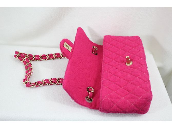 Borsa Chanel stile est-ovest Rosa - vista 8