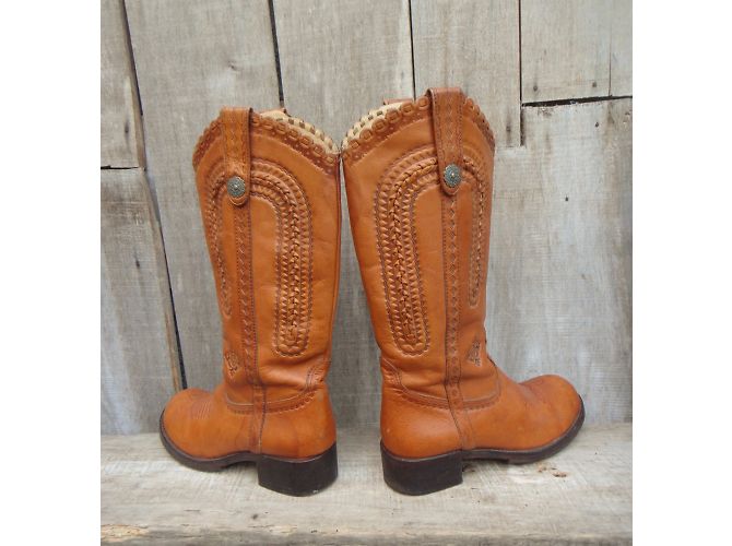 Botas Ash Brando de cuero caramelo - vista 5