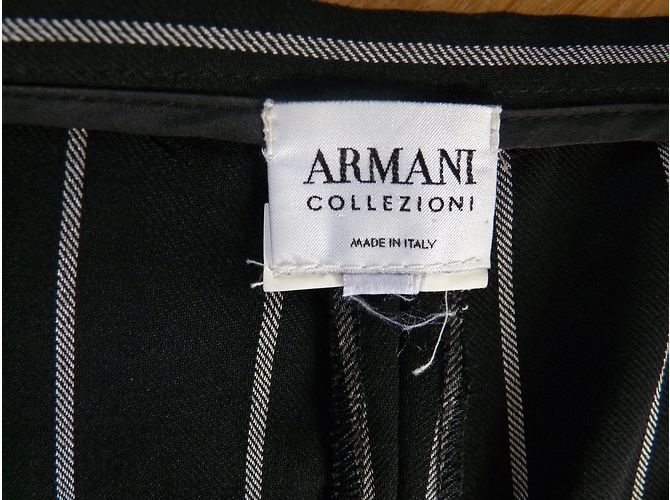 Armani Collezioni Pantalones Negro - vista 2