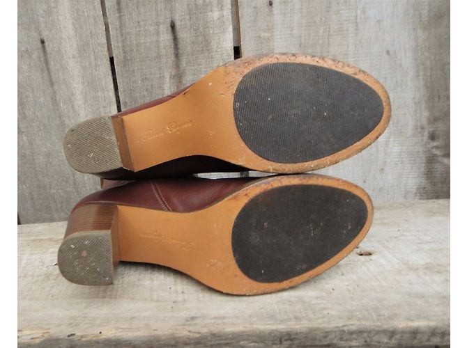 Botines Robert Clergerie de piel marrón Castaño - vista 5