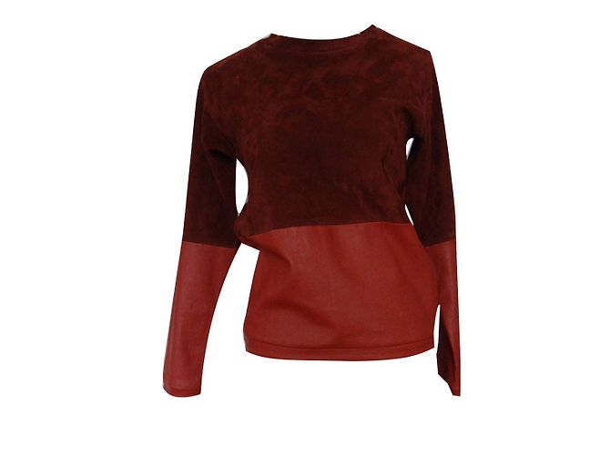 Stouls Emma Lammfell Pullover Hummerfarbe - Ansicht 2
