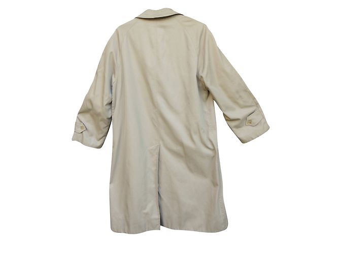 Impermeabile Burberry in gabardine beige - vista 2