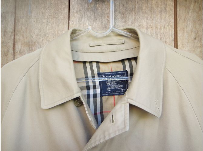 Impermeabile Burberry in gabardine beige - vista 6