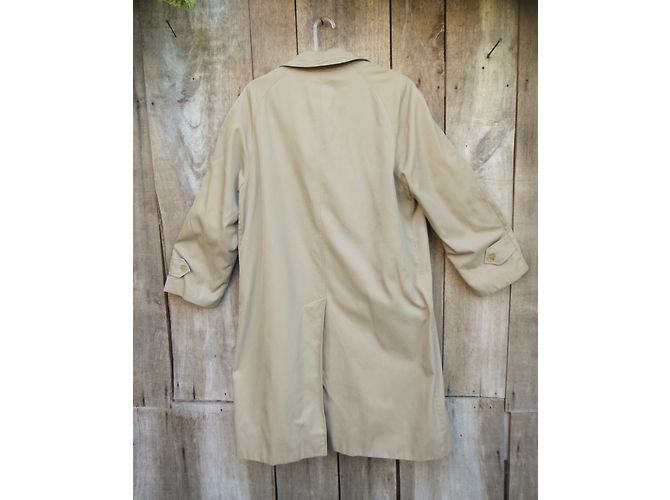 Impermeabile Burberry in gabardine beige - vista 8