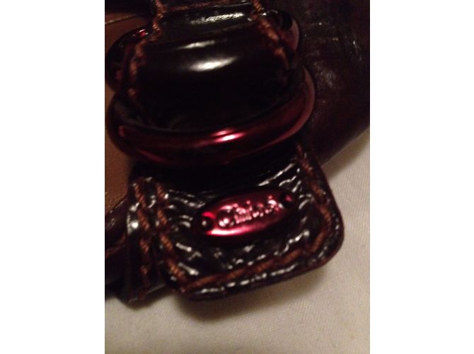 Ballerine Chloé in vernice bordeaux - vista 7