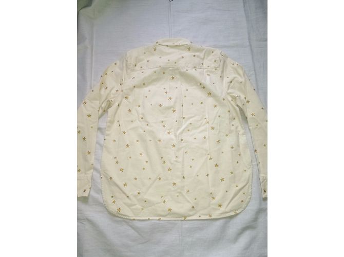 Camisa J.Crew de algodón con estampado de estrellas oro crema M Dorado Crudo - vista 5