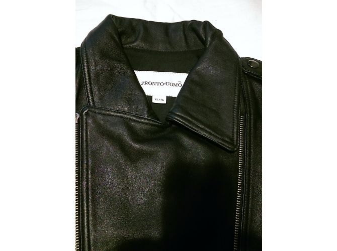 Autre Marque PRONTO UOMO Lederjacke Schwarz XL - Ansicht 11