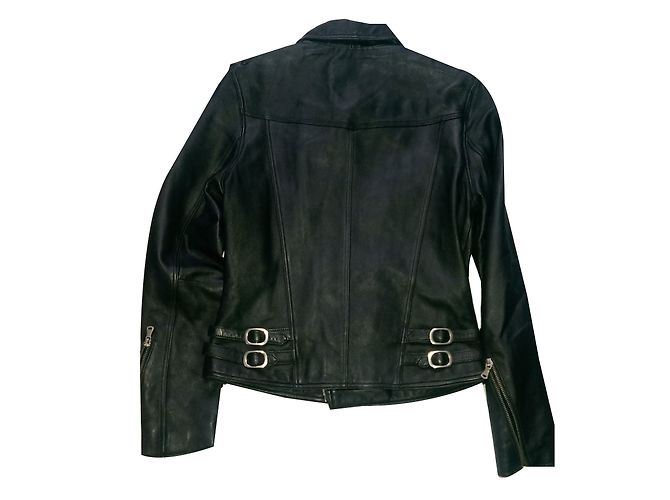 Autre Marque PRONTO UOMO Lederjacke Schwarz XL - Ansicht 2