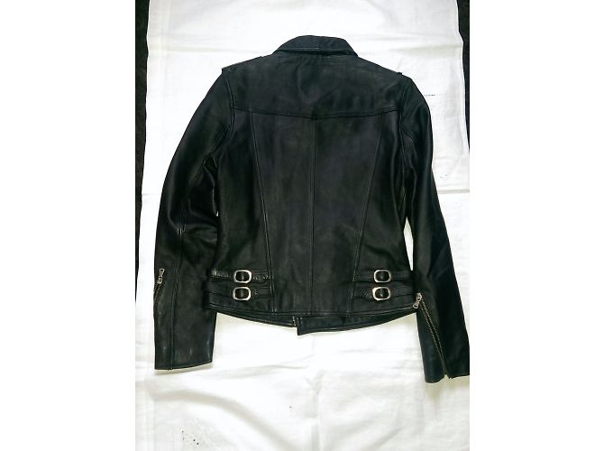 Autre Marque PRONTO UOMO Lederjacke Schwarz XL - Ansicht 5