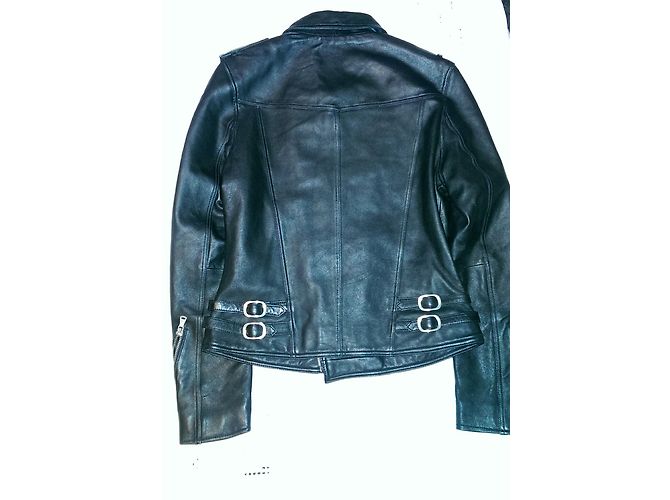 Autre Marque PRONTO UOMO Lederjacke Schwarz XL - Ansicht 6