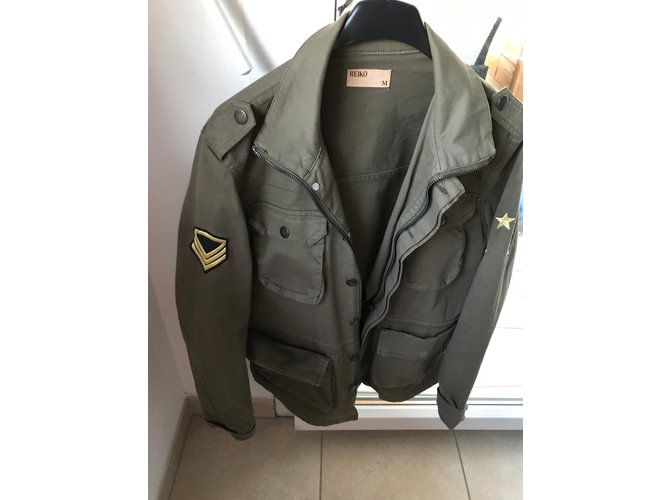 Reiko Jacken Khaki - Ansicht 3