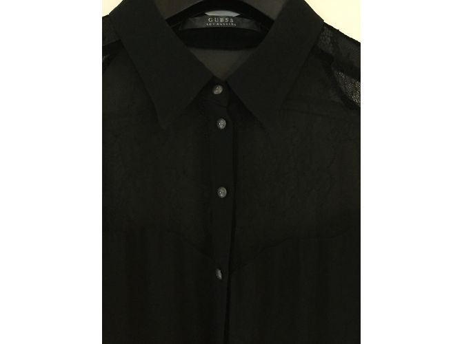 Abito Guess Nero con Pizzo - vista 6