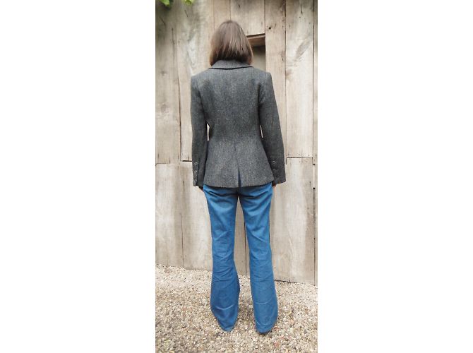Isabel Marant Harris Tweed Jacke Grau - Ansicht 10