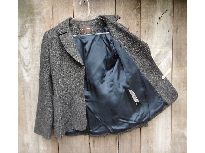 Isabel Marant Harris Tweed Jacke Grau - Ansicht 5