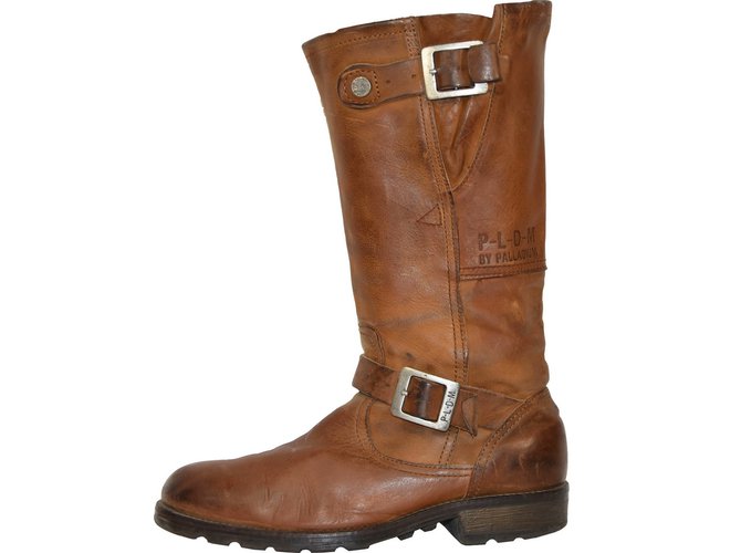 Palladium Botas Caramelo - vista 3