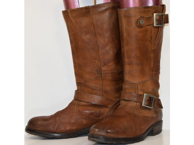 Palladium Botas Caramelo - vista 5