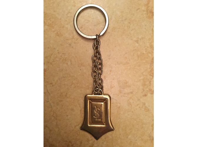 Portachiavi e charm borsa Yves Saint Laurent Oro D'oro - vista 2