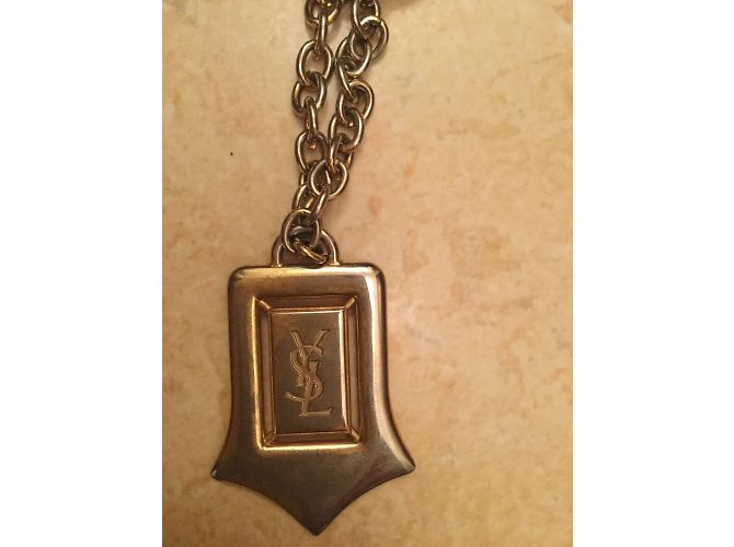 Portachiavi e charm borsa Yves Saint Laurent Oro D'oro - vista 3