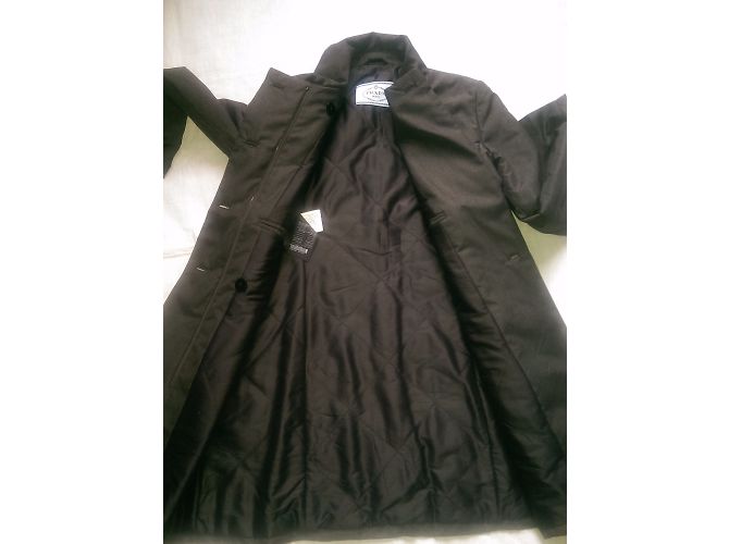 Cappotto Prada in seta grigio - vista 7