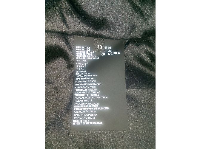 Cappotto Prada in seta grigio - vista 9