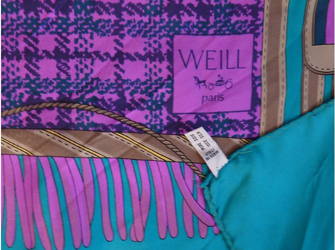 Foulard in seta Weill 90x90 cm Multicolore - vista 2
