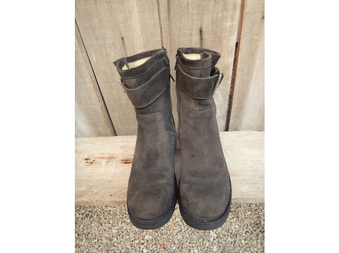 Botines Free Lance Biker 7 Small Geronimo Marrón Oscuro - vista 4
