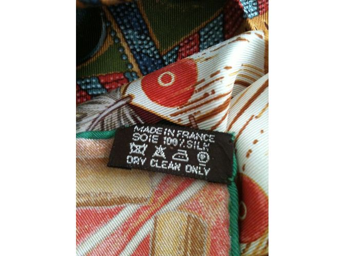 Hermès Lenços de seda Multicor - vista 7