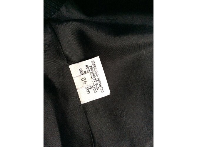 Chaleco Hermès de pana de algodón negro Castaño - vista 6