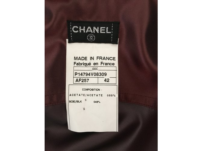 Camisa de chanel Ciruela - vista 4