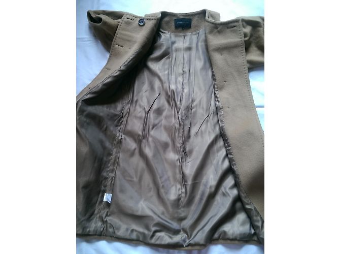 Abrigo de Bcbg Max Azria de lana y cachemira Camel XS Caramelo - vista 6
