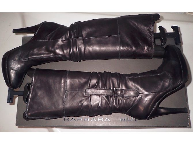 Botas Barbara Bui de cuero negro con tacón alto - vista 11