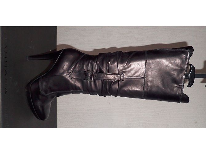 Botas Barbara Bui de cuero negro con tacón alto - vista 12