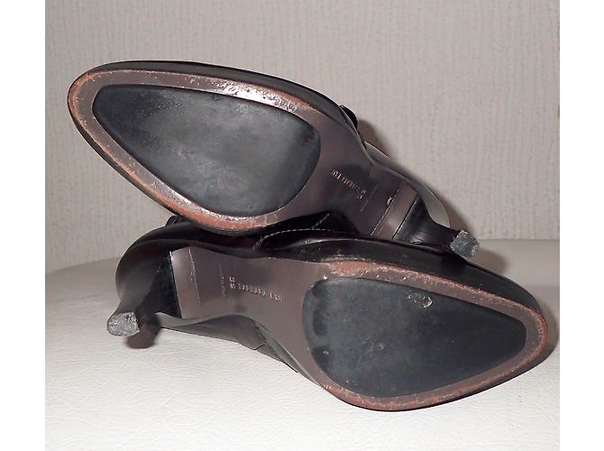 Botas Barbara Bui de cuero negro con tacón alto - vista 15