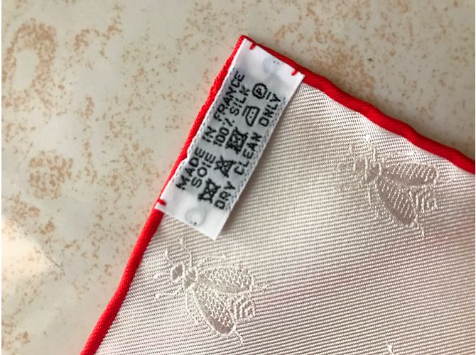 Hermès Lenços de seda Vermelho - vista 3