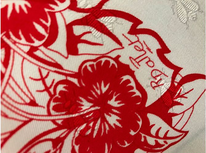 Hermès Lenços de seda Vermelho - vista 6