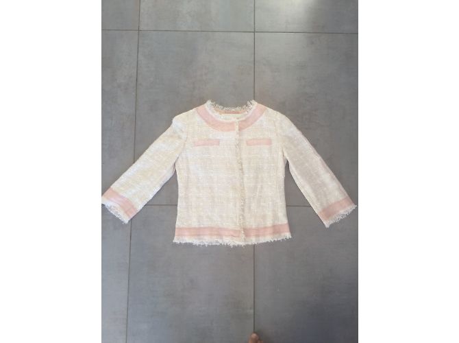 Chaqueta de algodón rosa Dolce & Gabbana - vista 3