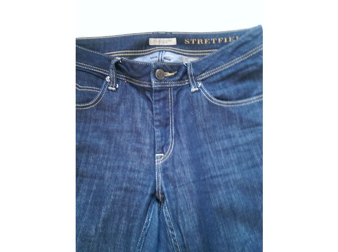 Jeans Burberry Brit in cotone blu - vista 6