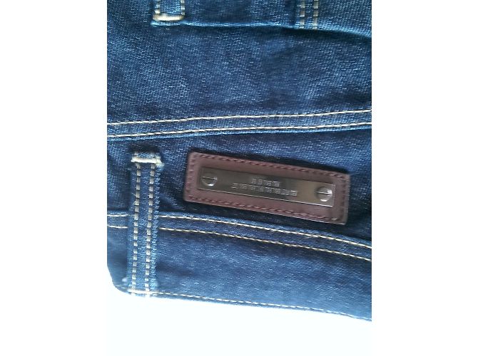 Jeans Burberry Brit in cotone blu - vista 7